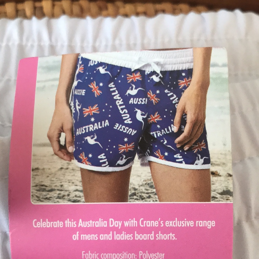 Blue Aussie Flag board Shorts